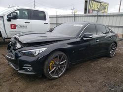 Salvage cars for sale at Chicago Heights, IL auction: 2015 Infiniti Q50 Base