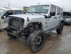 Salvage cars for sale at Chicago Heights, IL auction: 2009 Jeep Wrangler Unlimited X