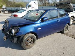 Salvage cars for sale at Hurricane, WV auction: 2010 Hyundai Accent Blue