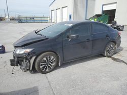 Salvage cars for sale from Copart Tulsa, OK: 2015 Honda Civic EX