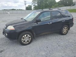 Salvage cars for sale from Copart Gastonia, NC: 2003 Acura MDX Touring
