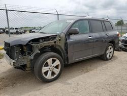 Salvage cars for sale at Houston, TX auction: 2010 Toyota Highlander Limited