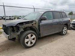 Salvage cars for sale from Copart Houston, TX: 2010 Toyota Highlander Limited