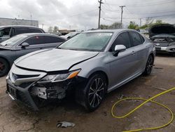 Salvage cars for sale from Copart Chicago Heights, IL: 2020 Toyota Camry SE