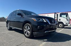 Salvage cars for sale at North Billerica, MA auction: 2017 Nissan Pathfinder S