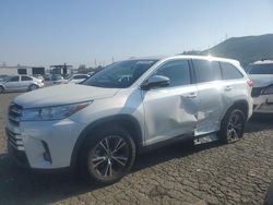 Salvage cars for sale from Copart Colton, CA: 2019 Toyota Highlander LE