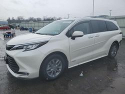 Salvage cars for sale at Pennsburg, PA auction: 2021 Toyota Sienna XLE