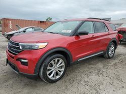 Ford Explorer xlt salvage cars for sale: 2020 Ford Explorer XLT