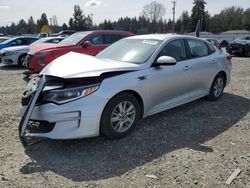 Salvage cars for sale at Graham, WA auction: 2017 KIA Optima LX