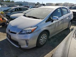 Salvage cars for sale from Copart Martinez, CA: 2012 Toyota Prius PLUG-IN