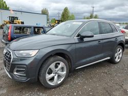 Salvage cars for sale from Copart Portland, OR: 2021 Audi Q5 Premium Plus