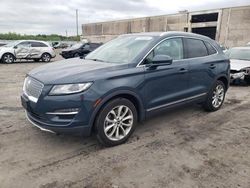Salvage cars for sale from Copart Fredericksburg, VA: 2019 Lincoln MKC Select