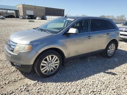Salvage cars for sale at Kansas City, KS auction: 2008 Ford Edge Limited