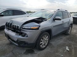 Salvage cars for sale from Copart Cahokia Heights, IL: 2015 Jeep Cherokee Limited