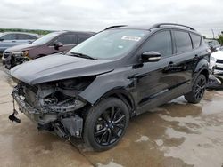 Salvage cars for sale from Copart Grand Prairie, TX: 2017 Ford Escape Titanium