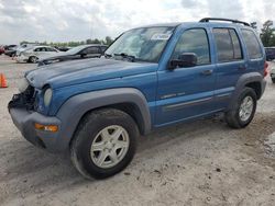 Salvage cars for sale at Houston, TX auction: 2003 Jeep Liberty Sport