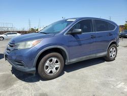 Salvage cars for sale at Wilmington, CA auction: 2013 Honda CR-V LX