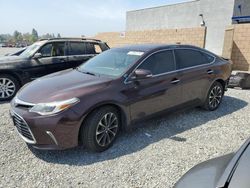 Salvage cars for sale at Mentone, CA auction: 2016 Toyota Avalon XLE