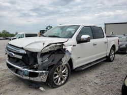 Salvage trucks for sale at Hueytown, AL auction: 2015 Ford F150 Supercrew