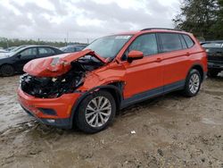 Salvage cars for sale at Seaford, DE auction: 2018 Volkswagen Tiguan S
