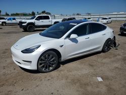 Salvage cars for sale at Bakersfield, CA auction: 2017 Tesla Model 3