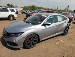 Honda salvage cars for sale: 2021 Honda Civic Sport