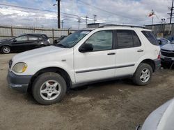 Mercedes-Benz ML 320 salvage cars for sale: 1998 Mercedes-Benz ML 320