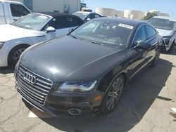 Salvage cars for sale from Copart Martinez, CA: 2012 Audi A7 Prestige
