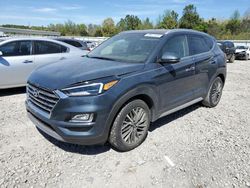Salvage cars for sale at Memphis, TN auction: 2019 Hyundai Tucson Limited