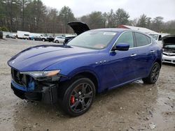 Salvage cars for sale at Mendon, MA auction: 2020 Maserati Levante S
