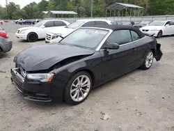 Salvage cars for sale at Savannah, GA auction: 2013 Audi A5 Premium Plus