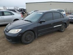 Salvage cars for sale from Copart Rocky View County, AB: 2005 Honda Civic DX VP