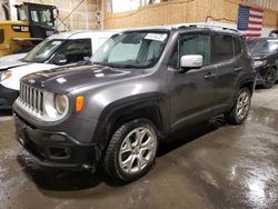 Jeep salvage cars for sale: 2017 Jeep Renegade Limited
