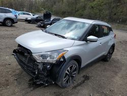 Salvage cars for sale at Marlboro, NY auction: 2018 Nissan Kicks S
