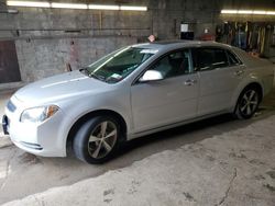 Chevrolet salvage cars for sale: 2012 Chevrolet Malibu 1LT