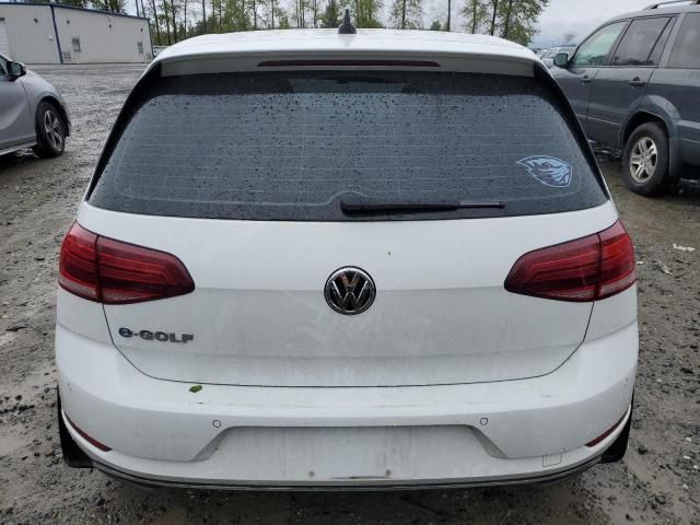 2019 Volkswagen E-GOLF SEL Premium
