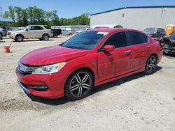 Salvage cars for sale at Spartanburg, SC auction: 2016 Honda Accord Sport