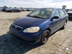 Salvage cars for sale from Copart Martinez, CA: 2005 Toyota Corolla CE