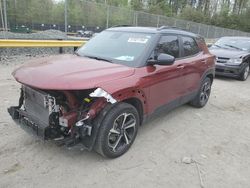Salvage cars for sale from Copart Waldorf, MD: 2022 Chevrolet Trailblazer RS