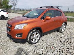 Salvage cars for sale from Copart Cicero, IN: 2015 Chevrolet Trax LTZ