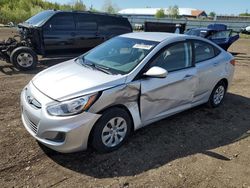 Vehiculos salvage en venta de Copart Columbia Station, OH: 2017 Hyundai Accent SE