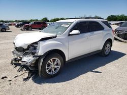 Salvage cars for sale at San Antonio, TX auction: 2016 Chevrolet Equinox LT