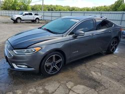 Ford salvage cars for sale: 2018 Ford Fusion TITANIUM/PLATINUM HEV