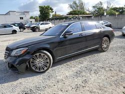 Salvage cars for sale at Opa Locka, FL auction: 2019 Mercedes-Benz S 450