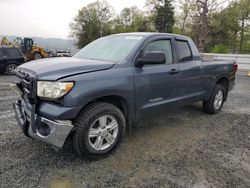 Salvage cars for sale from Copart Concord, NC: 2010 Toyota Tundra Double Cab SR5