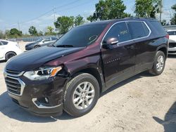 Salvage cars for sale at Riverview, FL auction: 2020 Chevrolet Traverse LT