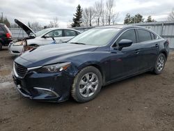 Mazda 6 Grand Touring salvage cars for sale: 2016 Mazda 6 Grand Touring