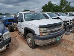 Salvage trucks for sale at Oklahoma City, OK auction: 2004 Chevrolet Silverado C3500