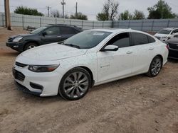 Salvage cars for sale from Copart Oklahoma City, OK: 2017 Chevrolet Malibu Premier