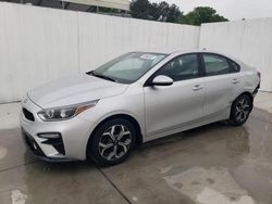 KIA Forte salvage cars for sale: 2019 KIA Forte FE